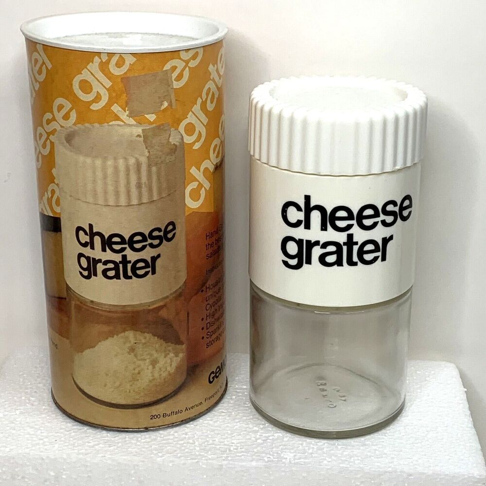 Vintage GEMCO WARE Cheese Grater Made In USA In Original Container Box